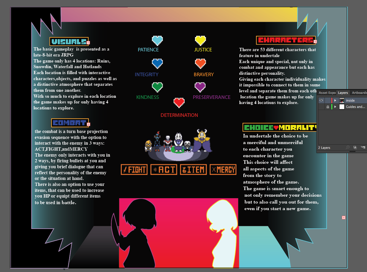 Undertale Brochure J The Visualizer